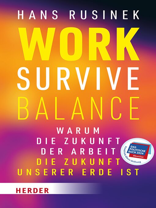 Title details for Work-Survive-Balance by Hans Rusinek - Wait list